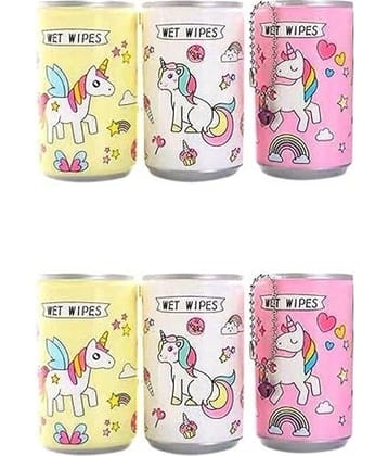 Eclet Scented Wet wipes For Babies ( Pack of 6 )