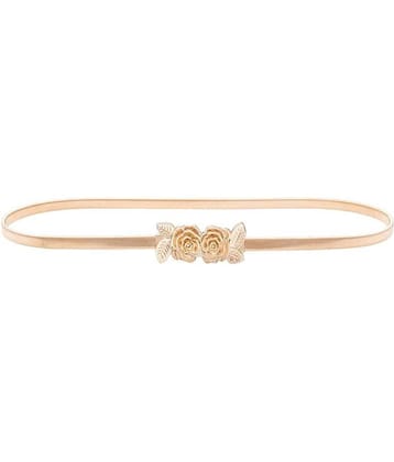 Romp Fashion Golden Stretchable Waist Chain Belt for Girls and Women…