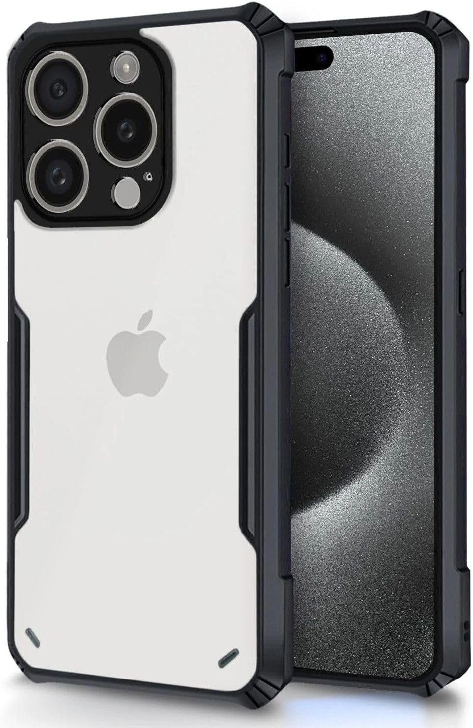 PLUGTECH Slim Shockproof Case | Matte Black Soft | Drop Protection | Precise Cutouts | Premium Mobile Cover for apple iphone 14 pro max