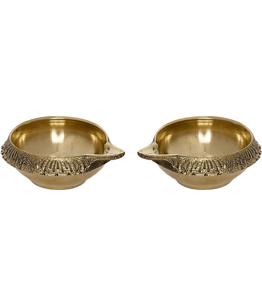 Diya - Brass 12 cm (Pack of 2)