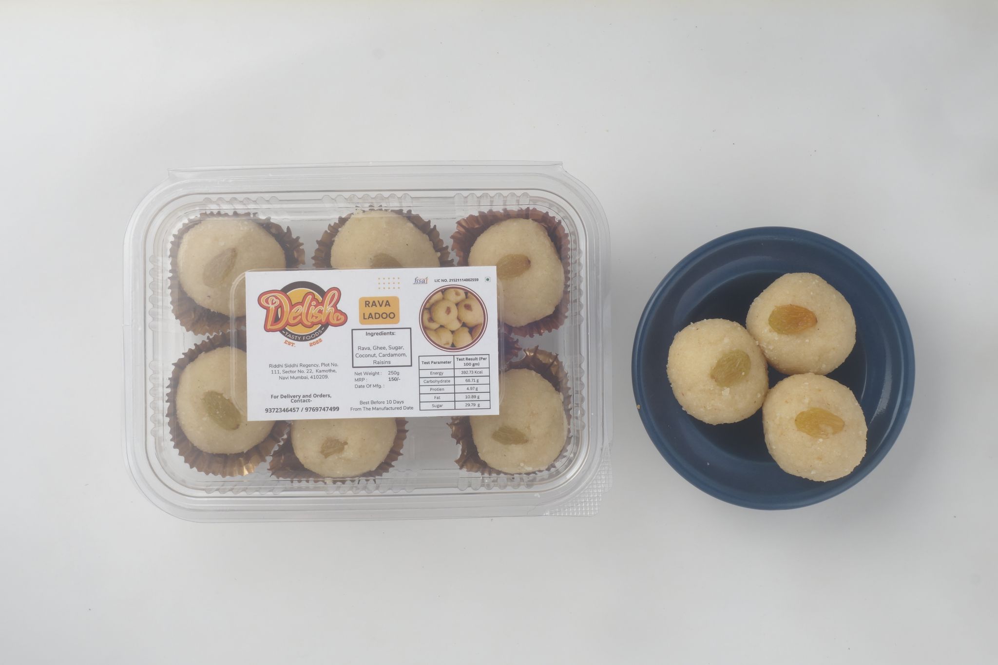 Semolina Laddu