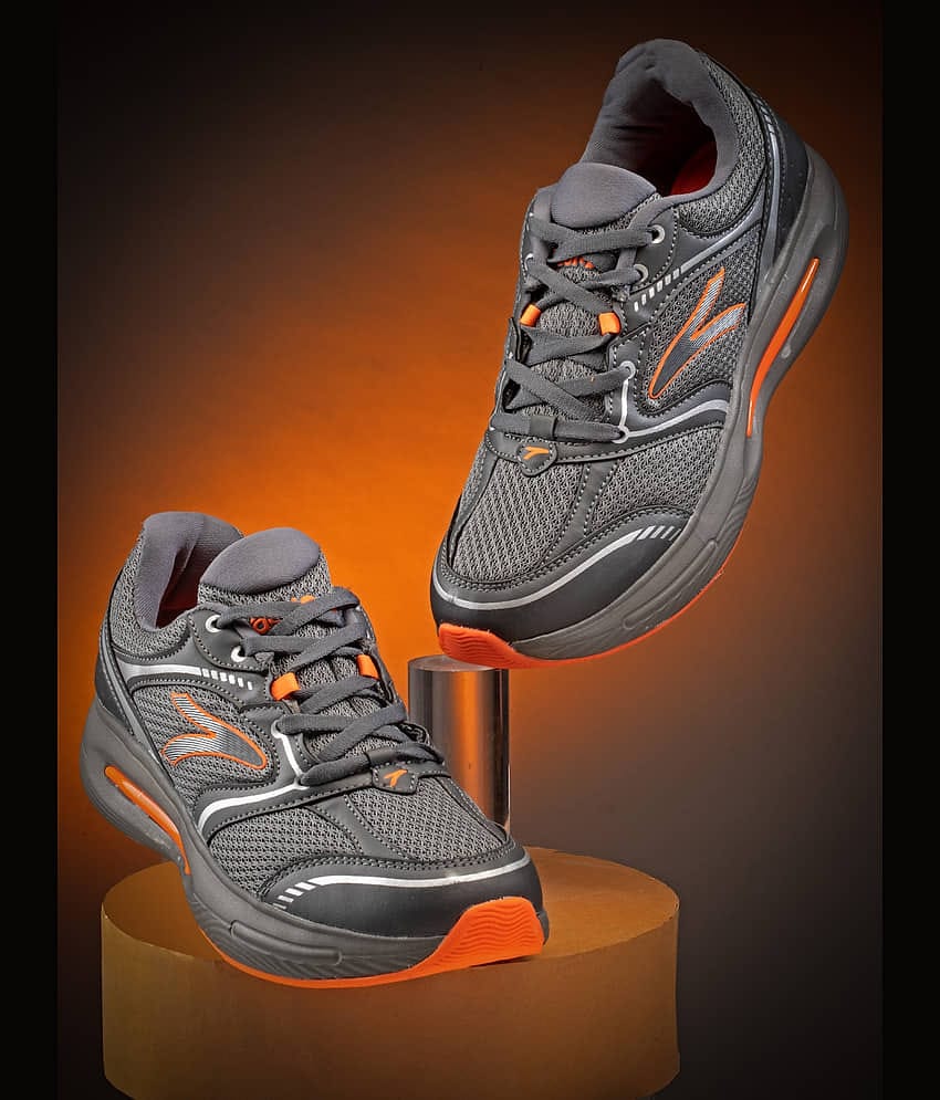 Action Running Shoes Gray Men's Sports Running Shoes