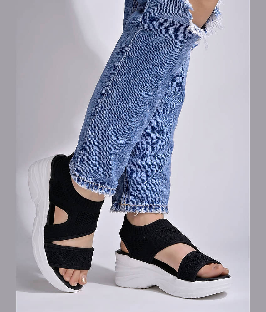 Shoetopia Black Women's Sandal Heels