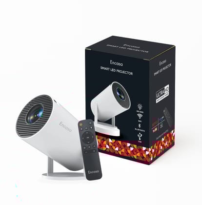 Encasa HY300 Smart Projector | 1080p | 5G WiFi | Bluetooth Encasa HY300 Smart Projector | 1080p | 5G WiFi | Bluetooth - Default Title