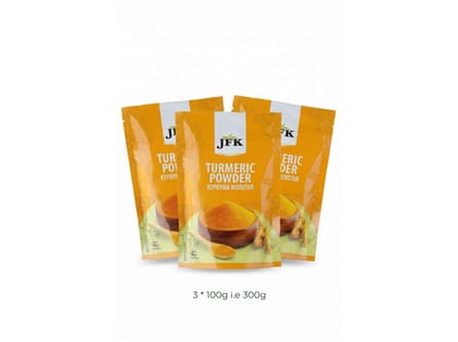 JFK Haldi Powder - Pack of 3, 3 x 100g