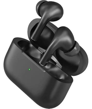 AIR PODS PRO Bluetooth True Wireless (TWS) On Ear 4 Hours Playback Active Noise cancellation IPX4(Splash & Sweat Proof) Black