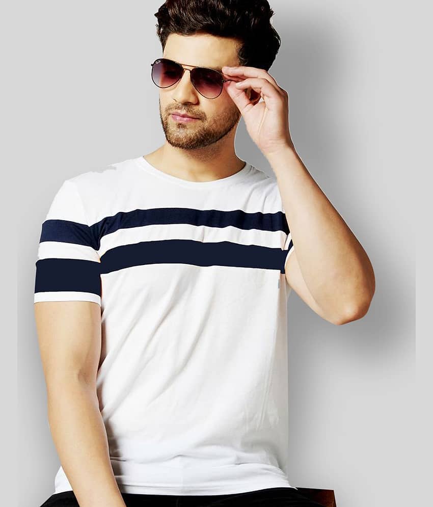 AUSK Pack of 1 Cotton Blend Regular Fit Men's T-Shirt ( Multicolor )