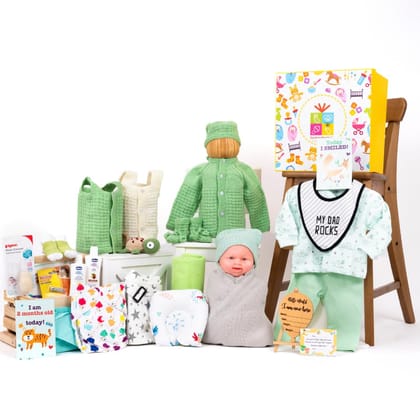 The Baby First Box Newborn Baby Essential Kit - 21 Items(0-3 Months)| Newborn Baby Gifts |Baby Shower Gift | Winter Kit (Standard Packaging) The Baby First Box Newborn Baby Essential Kit - 21 Items(0-3 Months)| Newborn Baby Gifts |Baby Shower Gift | Winter Kit (Standard Packaging)