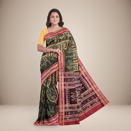 Tribal Design Khandua Silk Saree Tribal Design Khandua Silk Saree