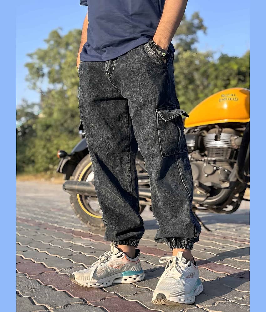 Styzon Regular Fit Jogger Men's Jeans - Black ( Pack of 1 )