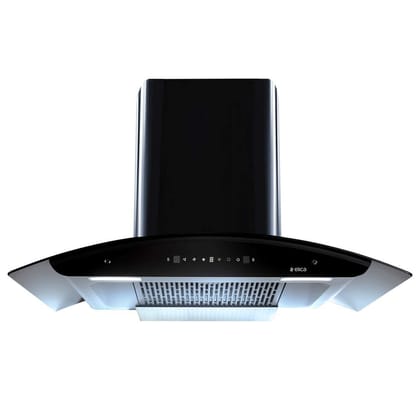 Elica 90cm 1600 m3/hr Filterless Autoclean Kitchen Chimney with 15 Years Motor & 5 Years Comprehensive Warranty | WD TFL HAC 90 MS NERO | Black | Touch + Motion Sensor Control | Free Installation Kit Elica 90cm 1600 m3/hr Filterless Autoclean Kitchen Chi