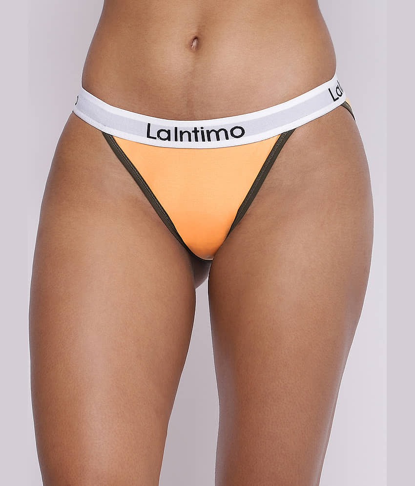 La Intimo Pack of 1 Cotton Briefs For Women ( Sea Green )