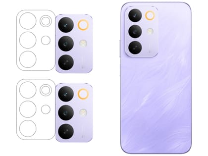 ISAAK Back Camera Lens Protector compatible for Realme C85 5G|Realme C85 Pro (Pack of 2)