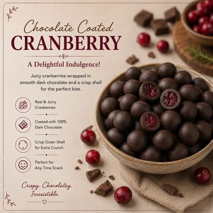 Chocolate Coated Cranberry    100 G