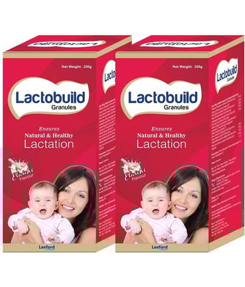 Leeford Lactobuild powder - Ayurvedic & natural Lactation for Nursing Mothers (200g, Pack of 2)