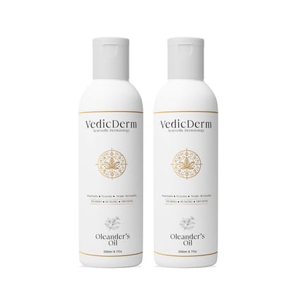 VEDICDERM Psoriasis Skin Care Oil Natural, Steroid-Free Formula for Dry, Itchy, and Flaky Skin Helps Soothe Irritation, Redness, & Promote Hydration, Suitable for Daily Use