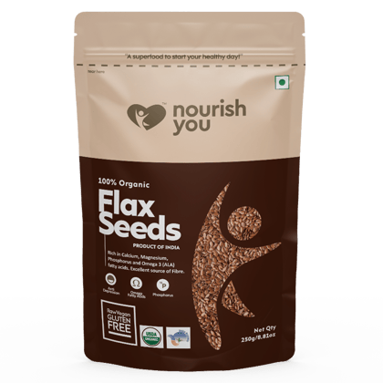 nourish you Raw Flax Seeds