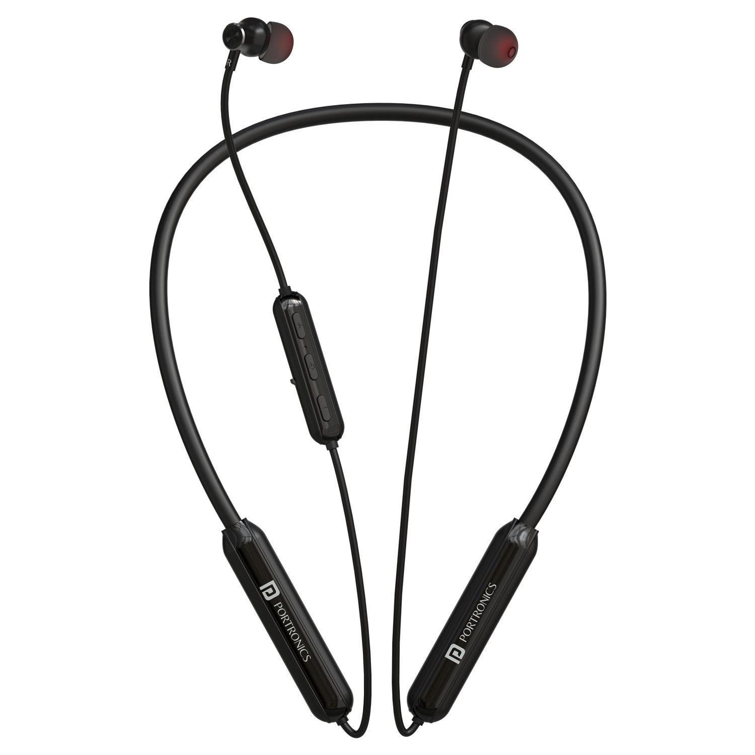 Portronics Harmonics Y2 In Line HD Mic, Dual Pairing, Bluetooth 5.3V, Type C Fast Charging
