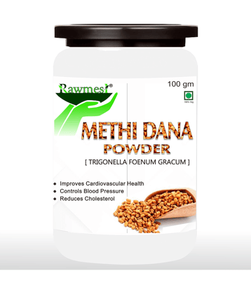Rawmest Fenugreek Seeds, Methi Dana, Methi Powder 100 Gm Pack of 1