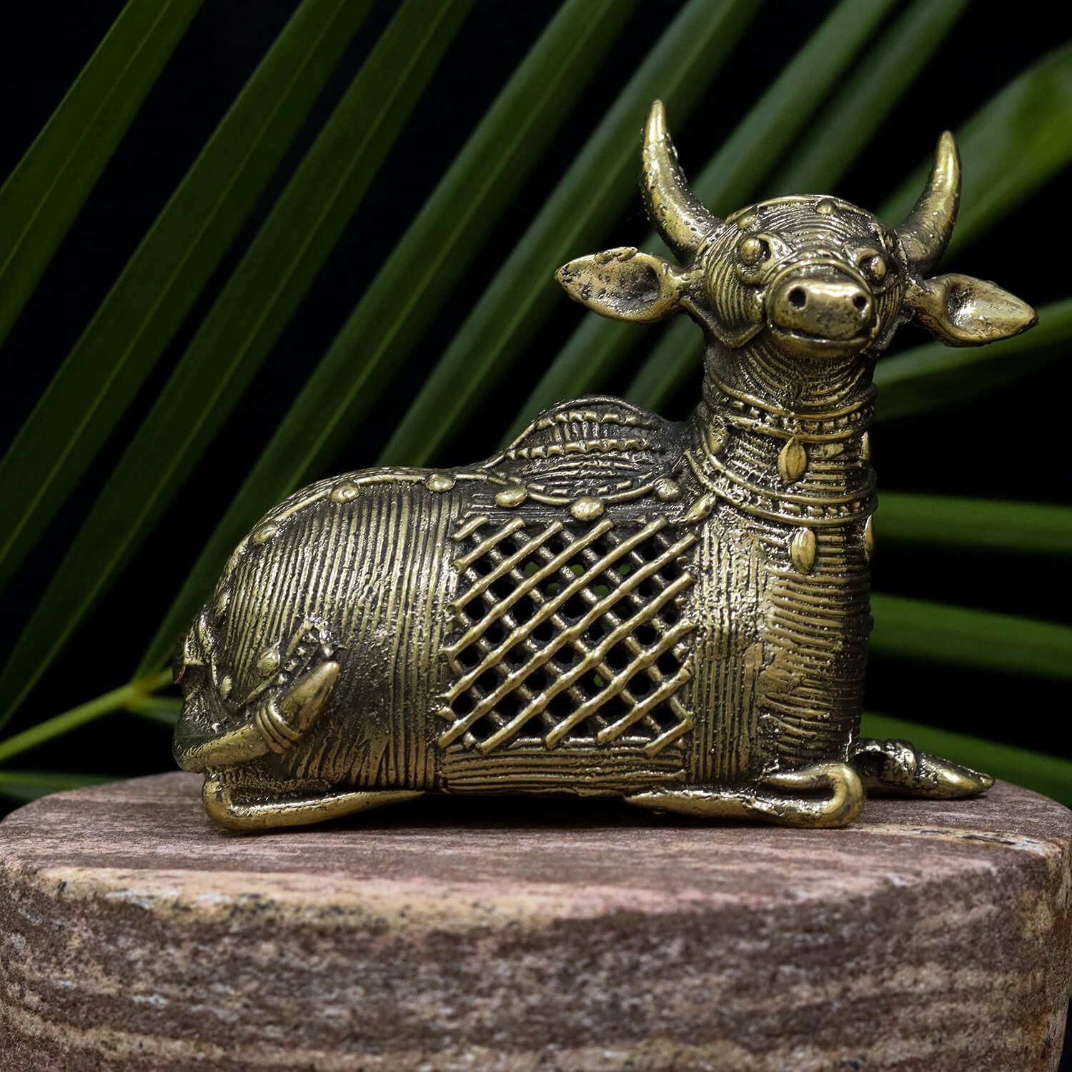 Dhokra Crafted Bull