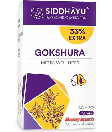 SIDDHAYU Gokshura Tablet 80 no.s Pack Of 1