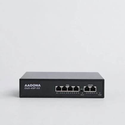 OUS-4GP-2G 4 Port 10/100/1000Mbps + 1 Port 10/100/1000Mbps RJ-45 + RJ45 2 Port 1000Mbps Uplink, Supports 120W PoE. OUS-4GP-2G 4 Port 10/100/1000Mbps + 1 Port 10/100/1000Mbps RJ-45 + RJ45 2 Port 1000Mbps Uplink, Supports 120W PoE.