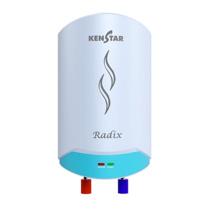 Kenstar Radix, 3L 3000-Watts Powerful Heating, Electric Instant Water Heater (Geyser), High Grade SS Tank with Advanced 4 Level Safety, Rust-Proof, Wall Mounting - White