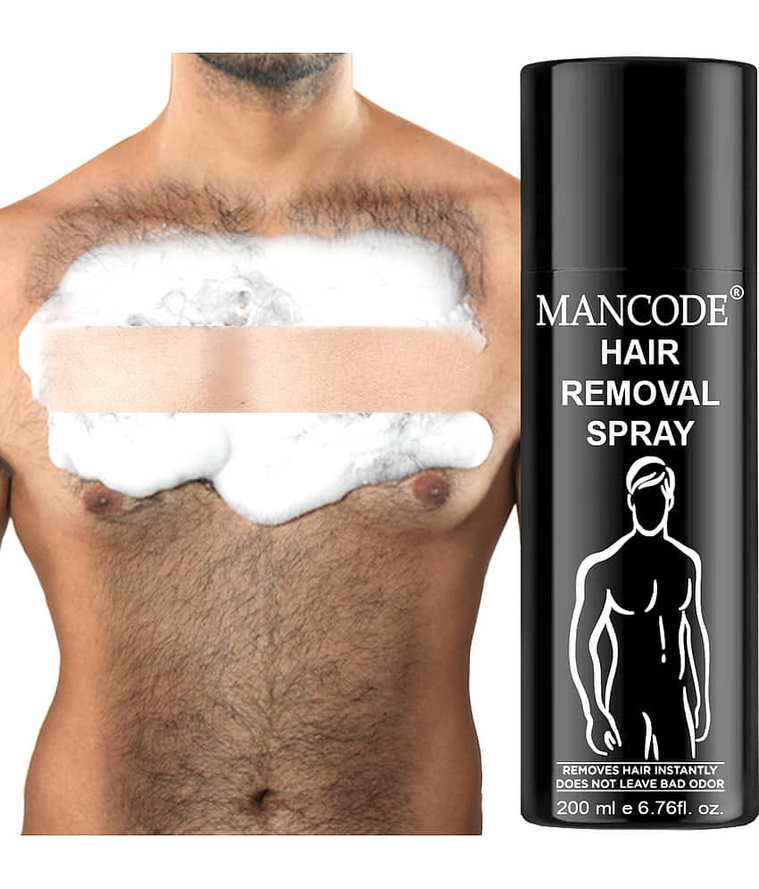 Mancode Travel Friendly Hair Removal Spray for Men 200ml ( Pack of 1 )