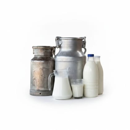 Farm Fresh Cow Milk - 500 gm - One bottle of milk