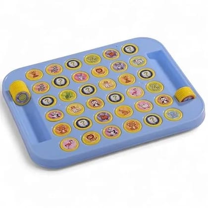 Braintastic Memory Matching Board Game for Kids | Picture Guessing & Matching Game with Tokens and Sticker Sheets | Educational Brain & Memory Development Toy | Family Game for Boys & Girls (Ages 3+)