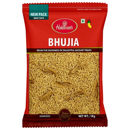 Haldirams Namkeen - Bhujia Del, 1 Kg Pouch Haldirams Namkeen - Bhujia Del, 1 Kg Pouch