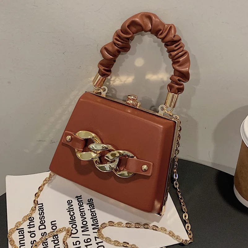 Fashion one-shoulder handbag cross bag solid colorleather mini handbags small square bag lady shoulder bag for ladies
