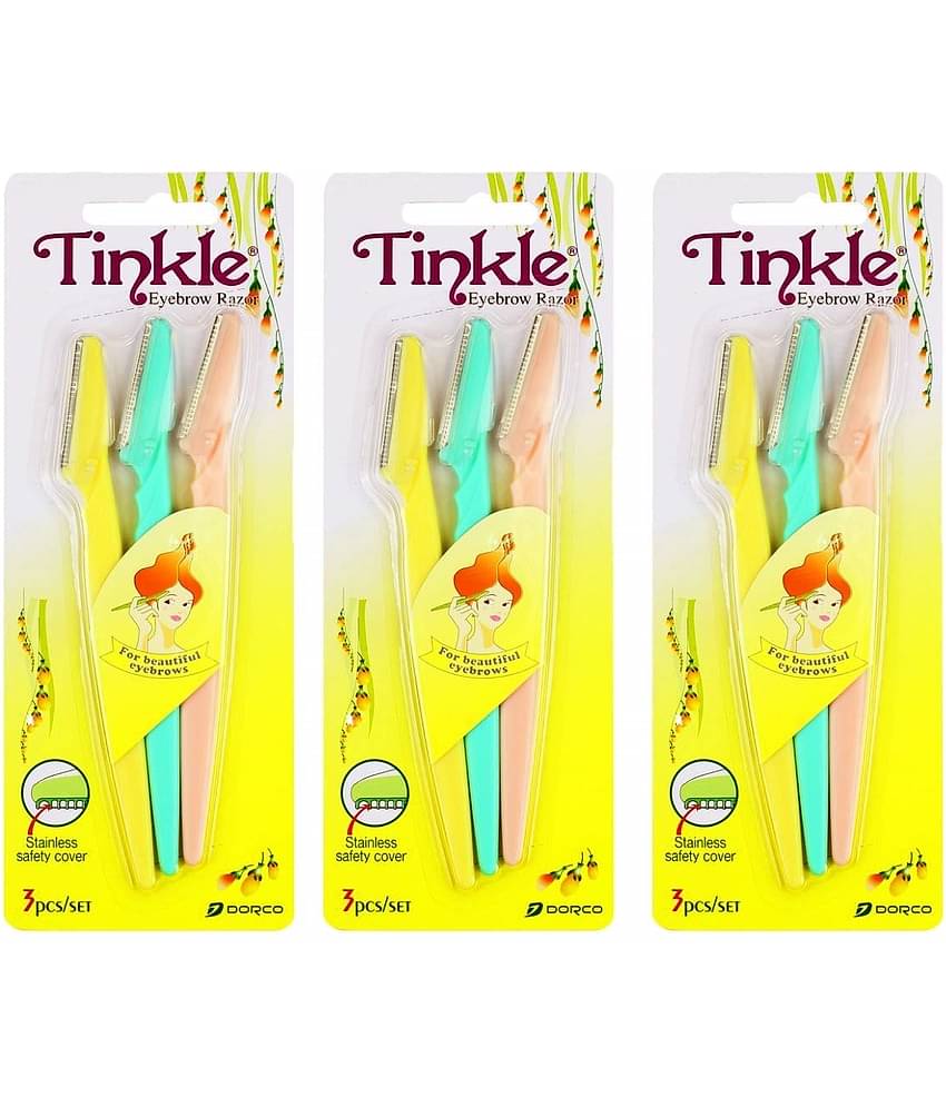 RTB Tinkle EyeBrow Manual Razor 1 Blade 3 Pcs Pack of 3