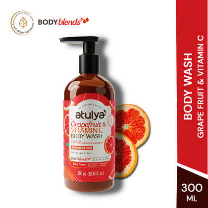 Atulya Grapefruit & Vitamin C Body Wash | Brightens Skin - 300 ML