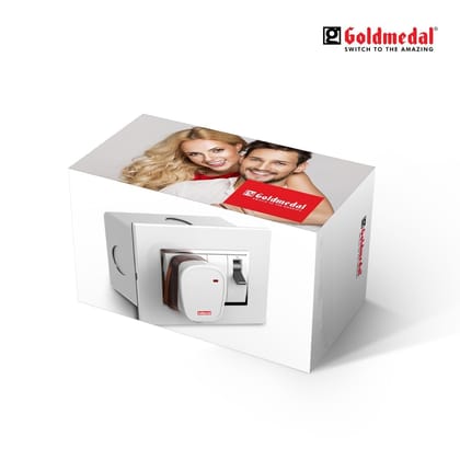 Goldmedal Nixon G Power 25A Unit Metal Box 4M Absolute White