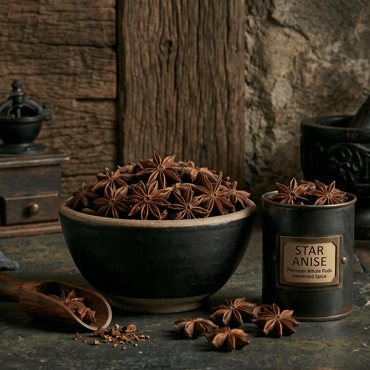 ODM Masala Star Anise (Chakri Phool) - Whole Aromatic Spice