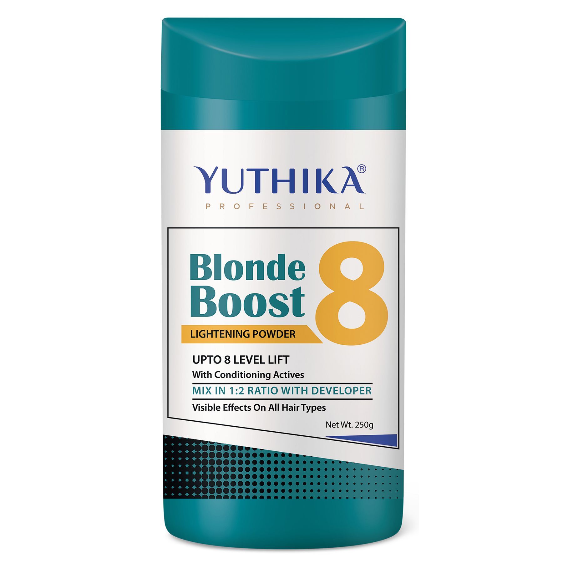 Yuthika Professional Blonder Powder for Hair 250g Multi Techniques Hair Lightning Powder, Pristine Blonde Radiance