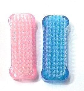 Nawani 2 Pic. Double Sided Nail Cleansing Nail Brush Manicure Pedicure Soft Remove Dust Small Clean Brush.Size- 8.5/3.5