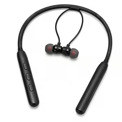Wireless Bluetooth Neckband In-ear Earphones, 10mm Dynamic Bass Boost Driver, 24 Hours Playback, Volte, Audible Battery Alert, V4,