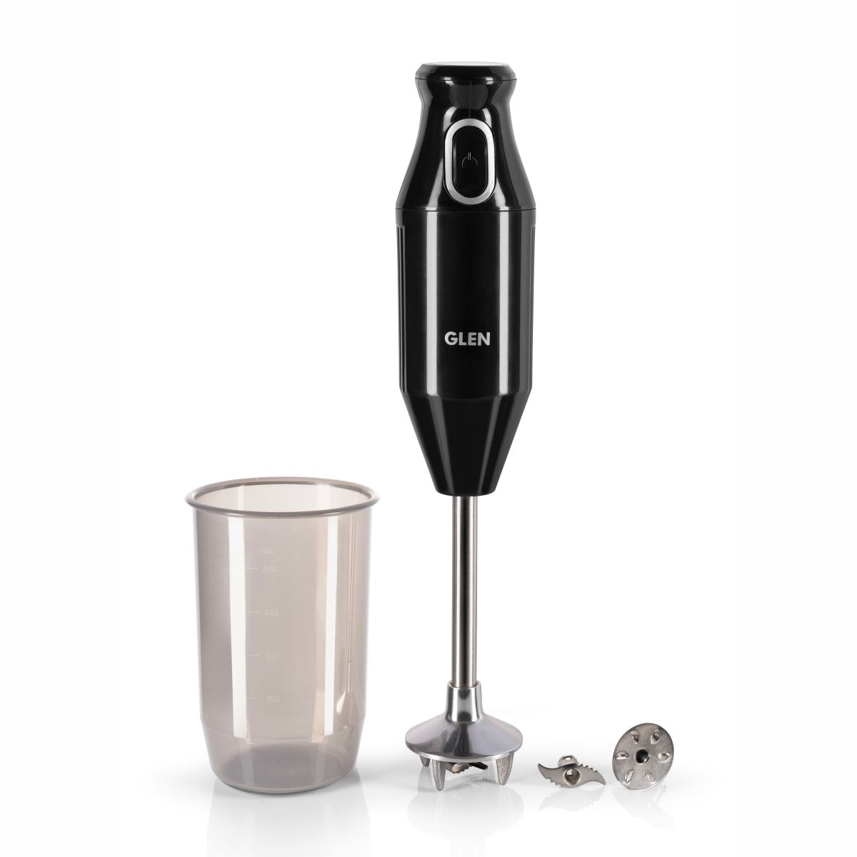 Electric Hand Blender with Stainless Steel Arm ISI 200W  - Black (4049 DX)