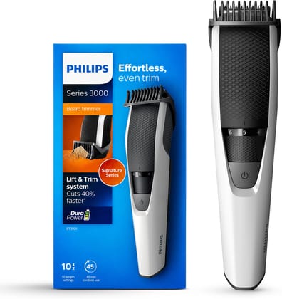 Trimmer For Men | Philips BT3101/15 Beard Trimmer for Men, Lift & Trim Technology, 10 Length Settings, 45-Minute Cordless Runtime, Even and Precise Trimming (Random Color) Trimmer For Men | Philips BT3101/15 Beard Trimmer for Men, Lift & Trim Technology, 10 Length Settings, 45-Minute Cordless Runtime, Even and Precise Trimming (Random Color)