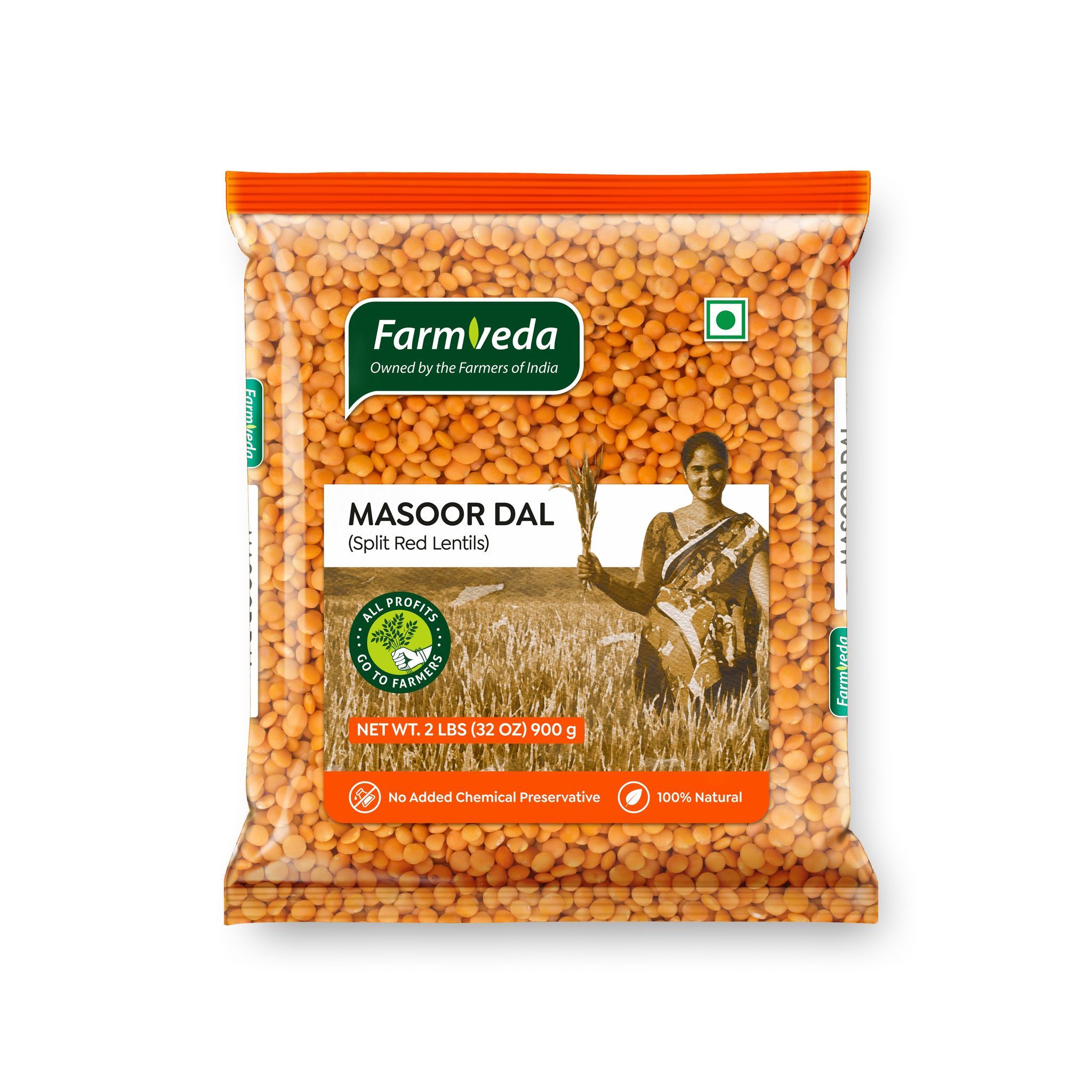 Masoor Dal (Split Red Lentils) - 900 gm