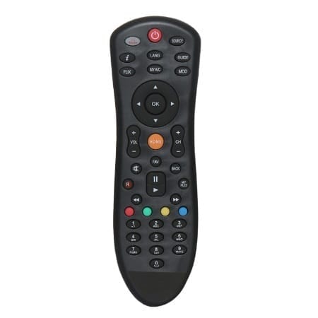 V3Deals Compatible Dish TV Unbreakable Remote Control | Compatible with Dish TV SD/HD DTH with Recording Setup Box - Please Match The Image with Your Old Remote (Dish Tv)