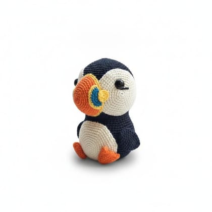 Handcrafted Crochet Puffin Plush Toy