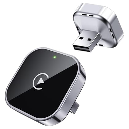 PROODOS Car Accessories 2025 - Wireless CarPlay Adapter | Android Auto Wireless Adapter | 2-in-1 CarPlay & Android Auto | Bluetooth 5.3 & 5.8GHz WiFi | Cortex A7 Pro Black