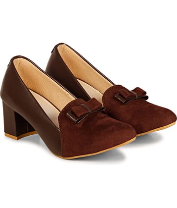 Commander - Brown Women's Pumps Heels