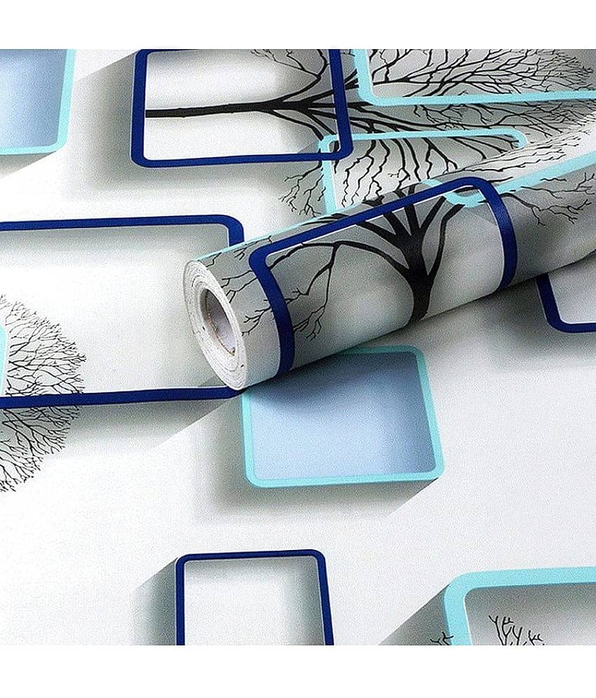 LAAYO Wallpaper & Wall Sticker - Abstract Wallpaper ( 45 x 250 ) cm ( Pack of 1 )