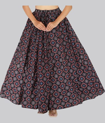 Sttoffa Multicolor Cotton Women's Flared Skirt ( Pack of 1 )