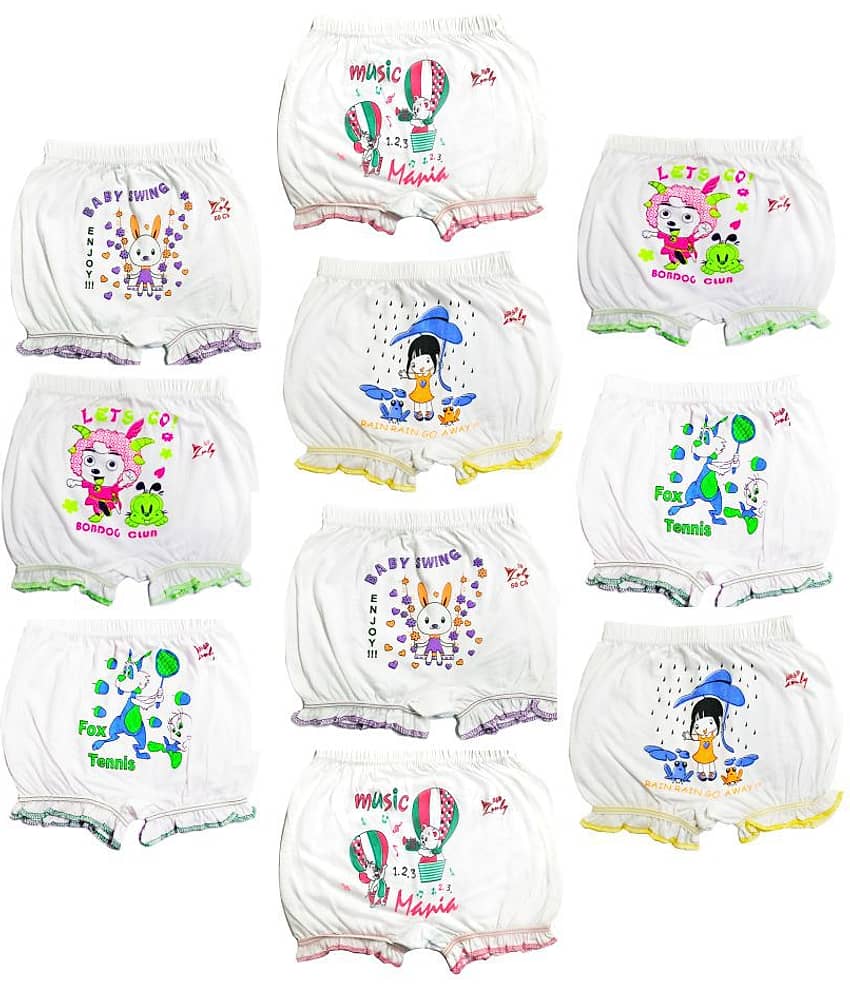 HAP Pack of 10 Boys Cotton Briefs ( Multi Color )
