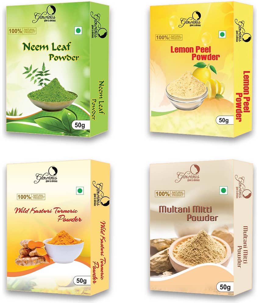 glowious - Skin Toning Face Pack for Normal Skin ( Pack of 4 )
